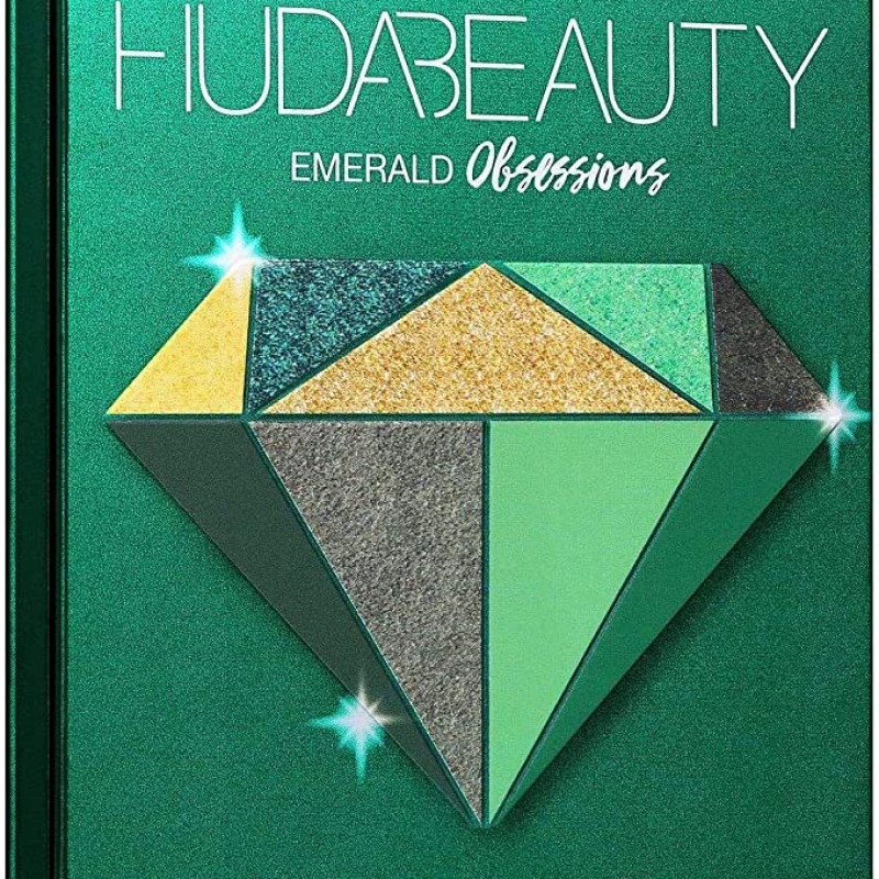 Obsessions Eyeshadow Palette by Huda Beauty Emerald--1