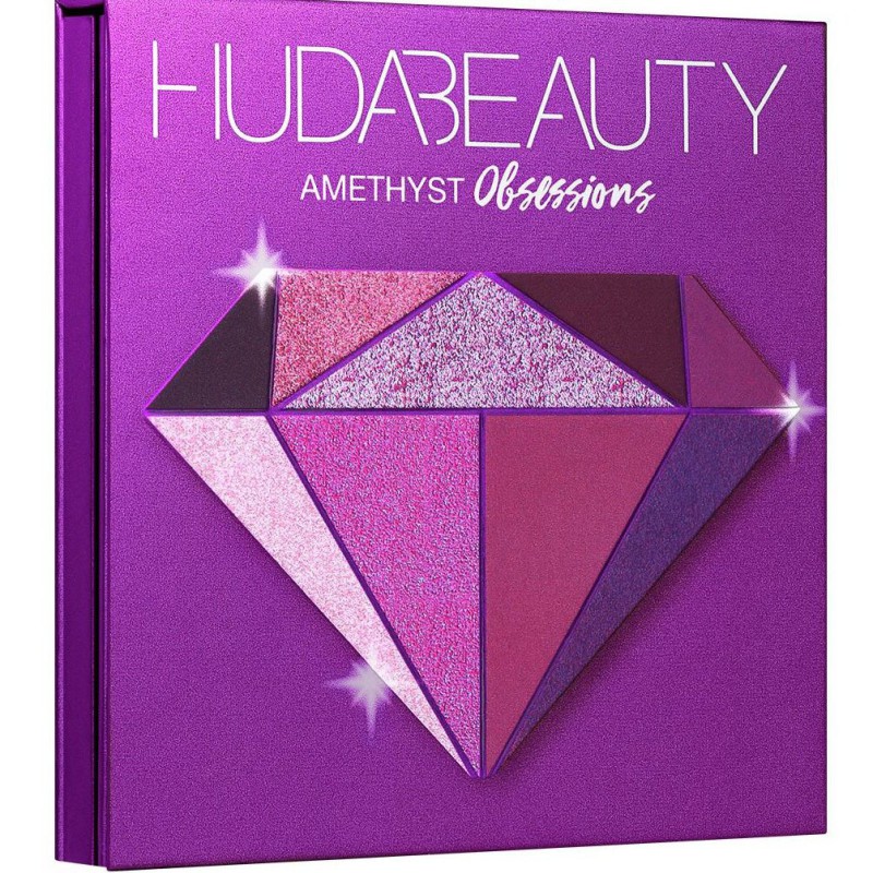 Exclusive New HUDA BEAUTY Obsessions Eyeshadow Palette (Amethyst)--0