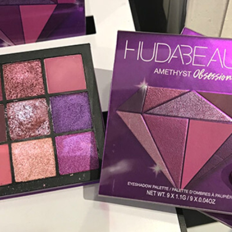 Exclusive New HUDA BEAUTY Obsessions Eyeshadow Palette (Amethyst)--1