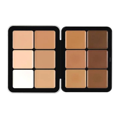 Daroge Invisible Multicolor And Functional Cover Cream Concealer Foundation Palette, 0.97oz