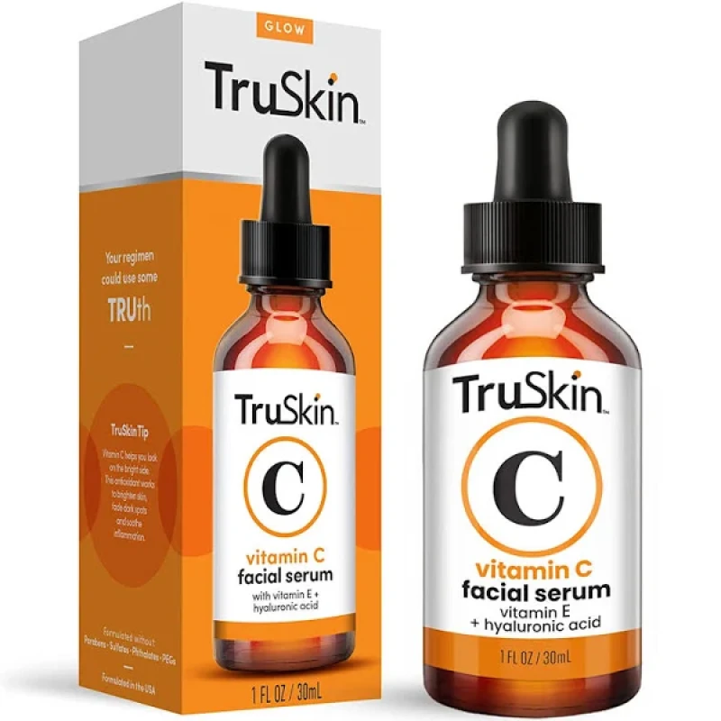 TruSkin Vitamin C Serum for Face, Anti Aging Serum with Hyaluronic Acid, Vitamin E--2