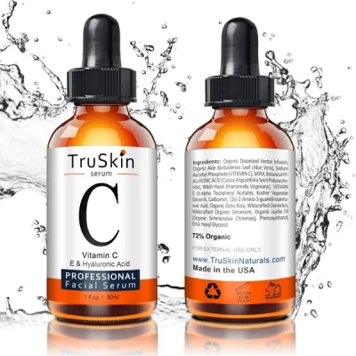TruSkin Vitamin C Serum for Face, Anti Aging Serum with Hyaluronic Acid, Vitamin E,