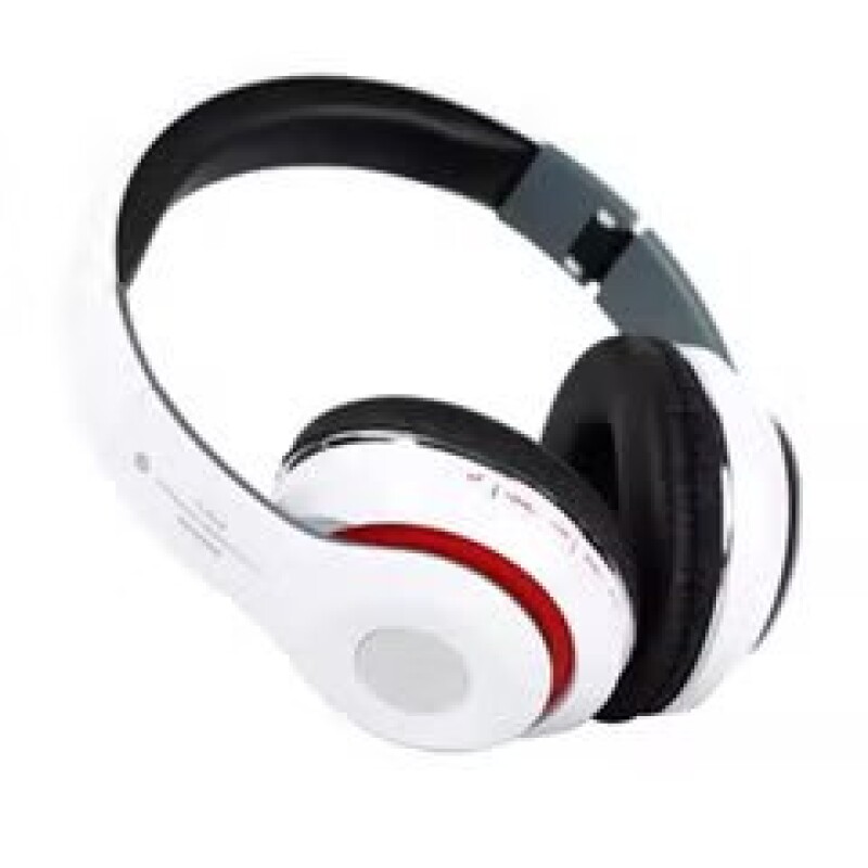On-Ear wire Headphones With Mic Black&White--0