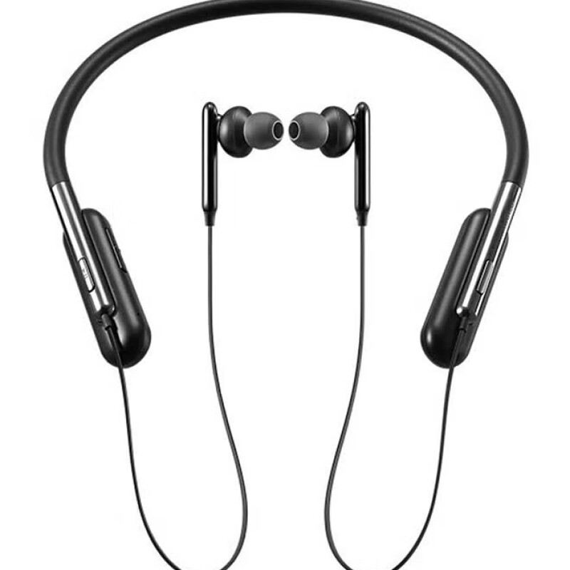 HE05 Wireless Bluetooth 5.0 in-Ear Neckband Earphones with Mic Black--2