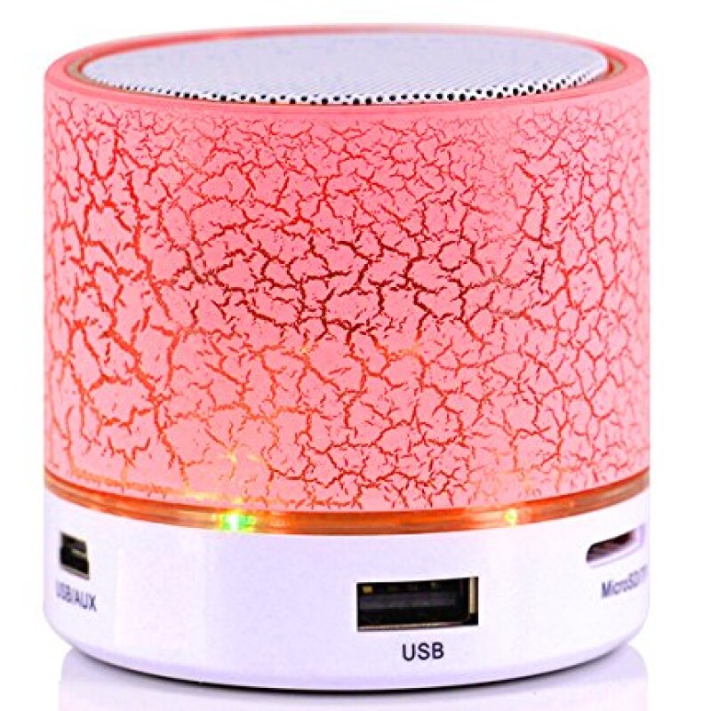 Wireless Bluetooth Speaker FM and Colourful USB Music Sound Box Hand-Free Call with Mic for Phone--1
