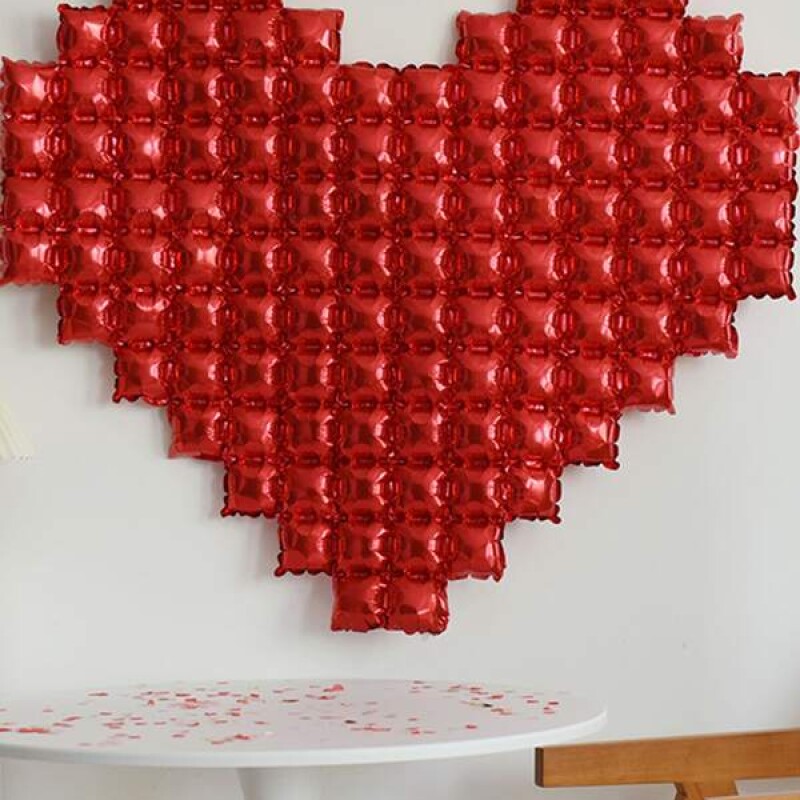 Heart Shape Foil, Balloons Red  for Birthday Party Decorations, Wedding Décor, Engagement Party--0