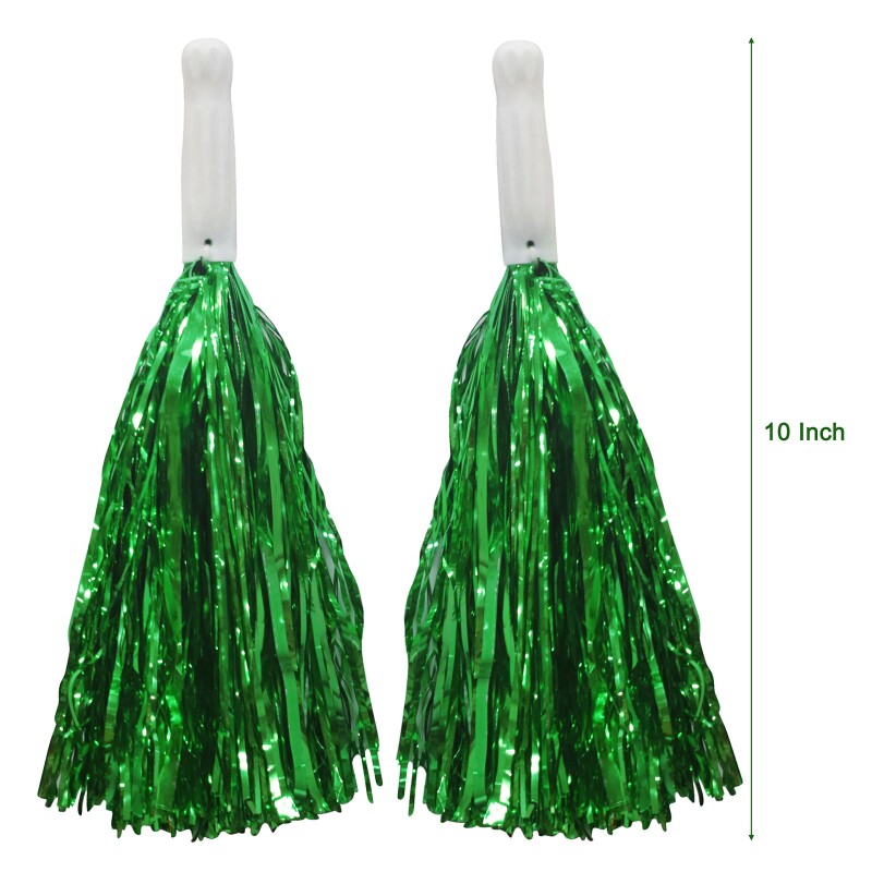 Cheer leading Squad Spirited Fun Poms Pompoms Cheer Costume Accessory for Party Dance Sports--1