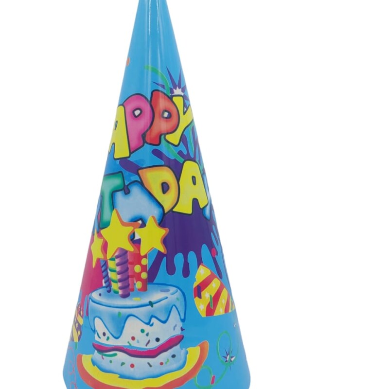Happy Birthday Cone Hats,Hats for Adults, Kids Birthday Party Supplies and Decorations--0