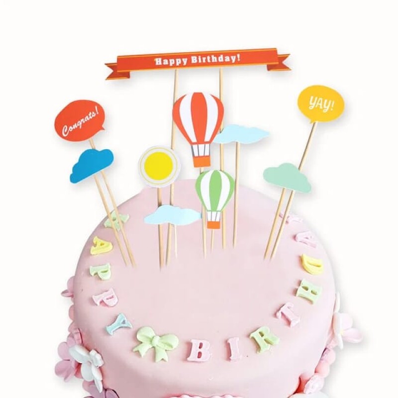 Birthday Cake Topper,Birthday Cake Decorations for Birthday Party Cake Desserts Pastries--1
