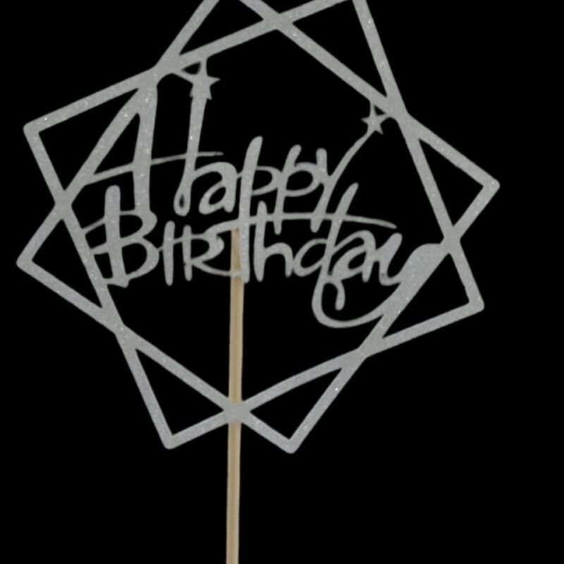 Birthday Cake Topper, Birthday Cake Decorations for Birthday Party Cake Desserts Pastries--1