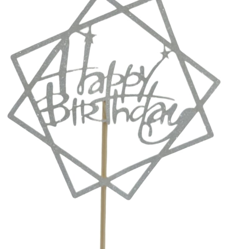 Birthday Cake Topper, Birthday Cake Decorations for Birthday Party Cake Desserts Pastries--0