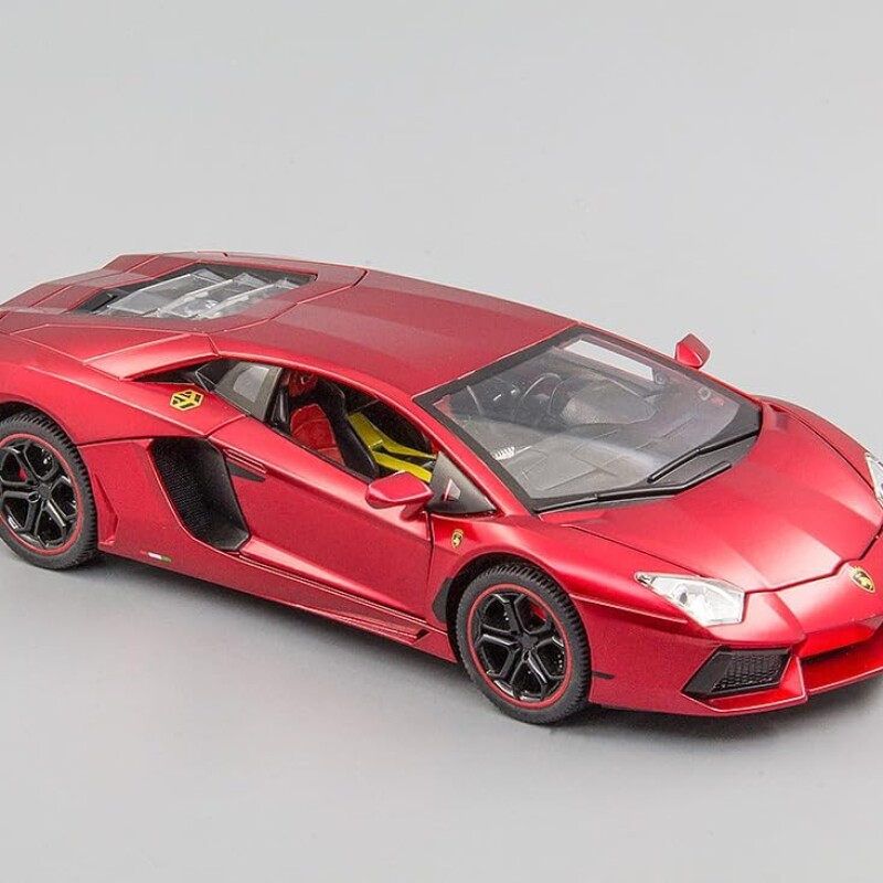 1:32 Scale Diecast Car Model Compatible for Lamborghini LP770 LP780 Toy Car, Zinc Alloy Pull Back Vehicle Toy with Sound--4
