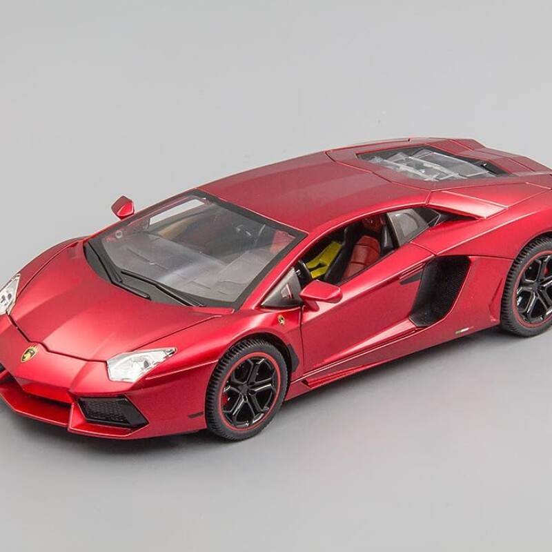 1:32 Scale Diecast Car Model Compatible for Lamborghini LP770 LP780 Toy Car, Zinc Alloy Pull Back Vehicle Toy with Sound--0