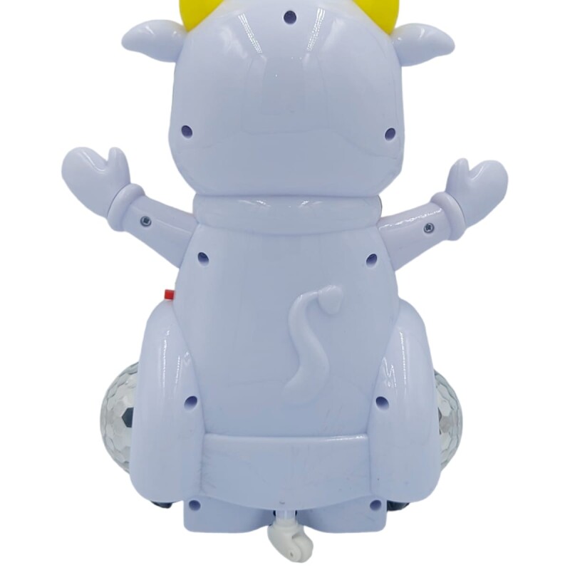 Flashing Kids Robot Cow Toy, Electric Walking Cow Toy, for Kids Over 3 Years Old--2