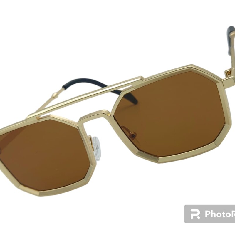 Oversized Square Sunglasses for unisex Hexagon Inspired Designer Style Shades--4