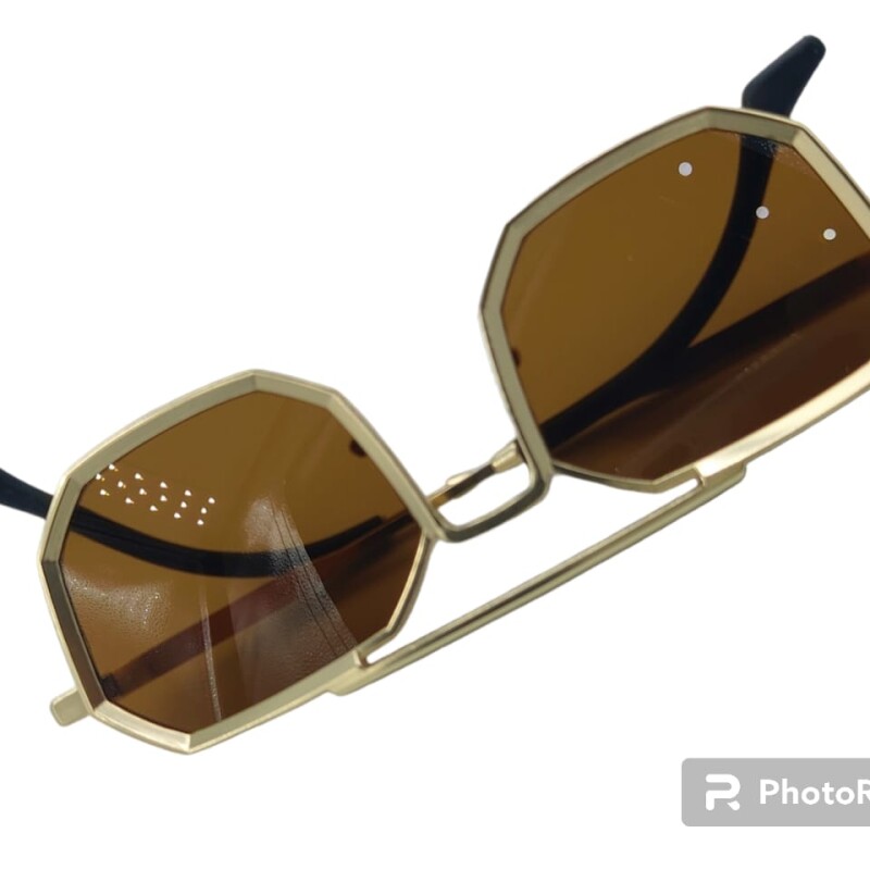 Oversized Square Sunglasses for unisex Hexagon Inspired Designer Style Shades--0