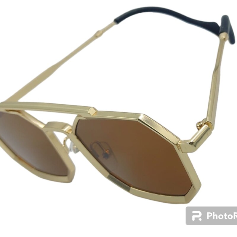 Oversized Square Sunglasses for unisex Hexagon Inspired Designer Style Shades--3