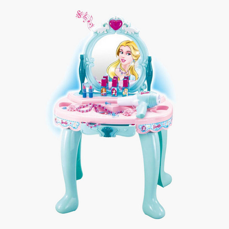 Kids Dressing Table Beauty Set for Kids Girls with Make up Accessories Toys, Pretend Play Toys for Girls | Role Play Toy--0