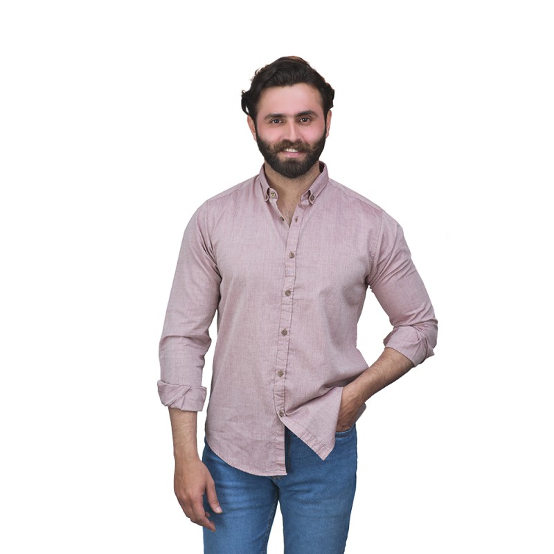 Men's Wrinkle Free Full Sleeve Button Down Shirt--2