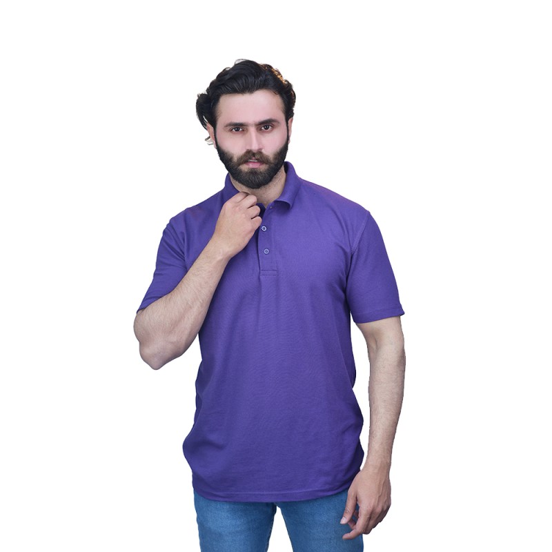 Men's Short- Sleeves Classic-Fit Polo Shirt--3