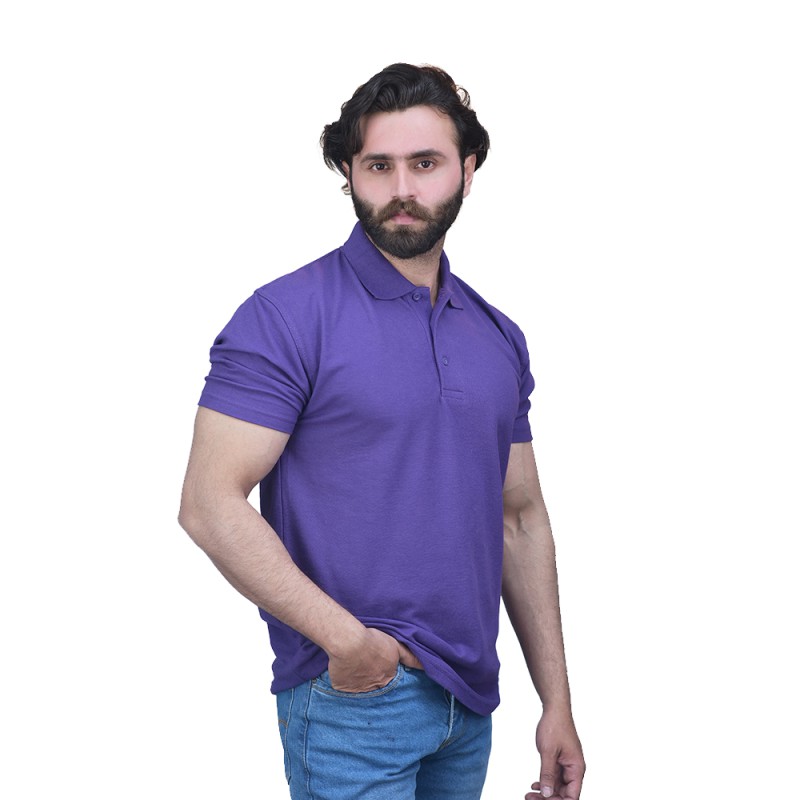 Men's Short- Sleeves Classic-Fit Polo Shirt--2