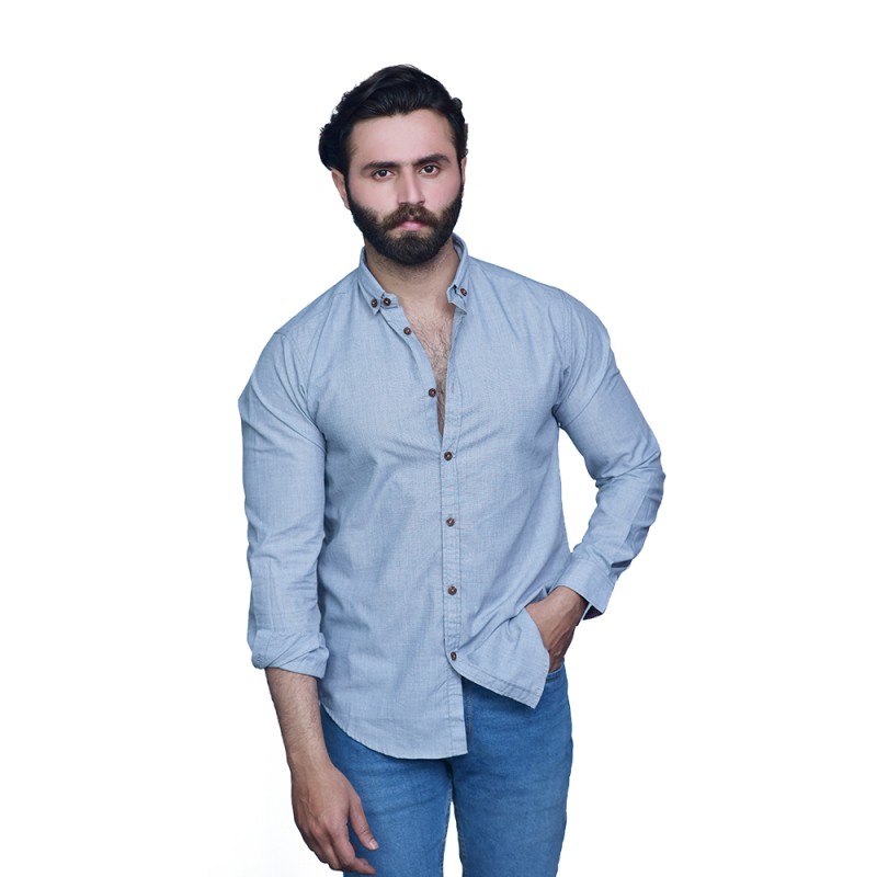Men's Regular-Fit Long-Sleeve Oxford Shirt--1