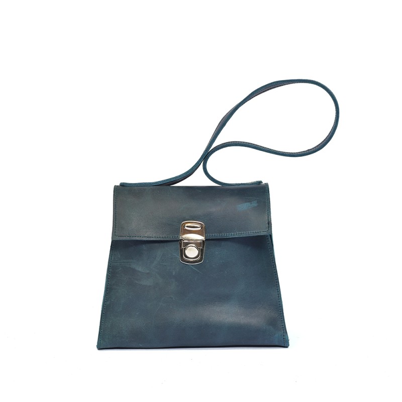 Small Shoulder Bag with Zipper Closure Retro Classic Clutch Tote HandBag for Women--1