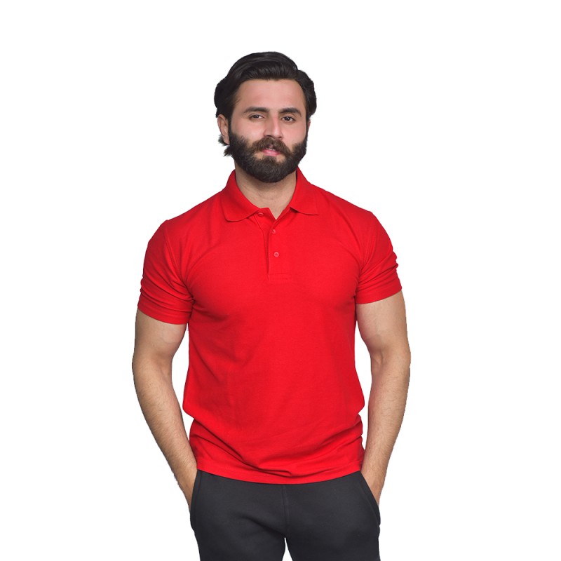 Men's Regular-Fit Half- Sleeves Polo Shirt--2