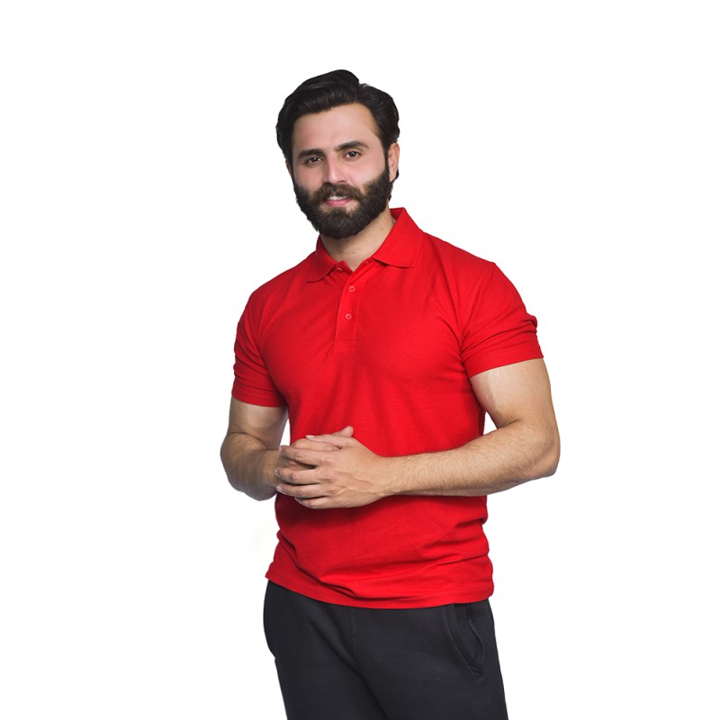 Men's Regular-Fit Half- Sleeves Polo Shirt--1