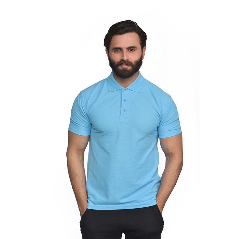 Essentials Men's Smart-Fit Half- Sleeves Polo Shirt--3