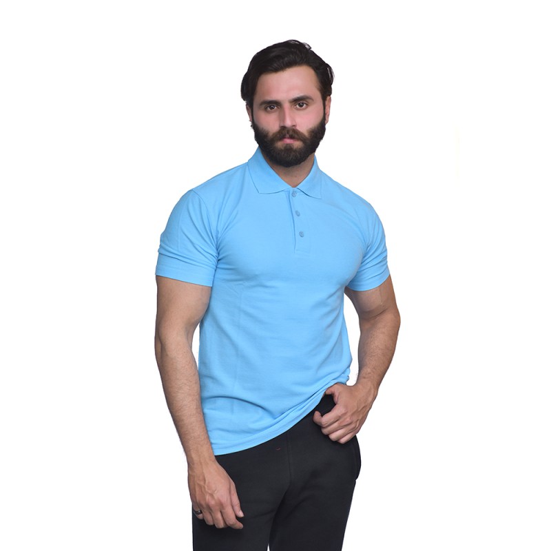 Essentials Men's Smart-Fit Half- Sleeves Polo Shirt--2