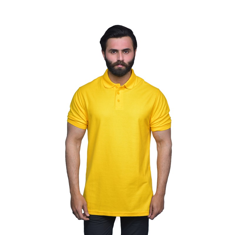 Essentials Men's Regular-Fit Half- Sleeves Polo Shirt--1