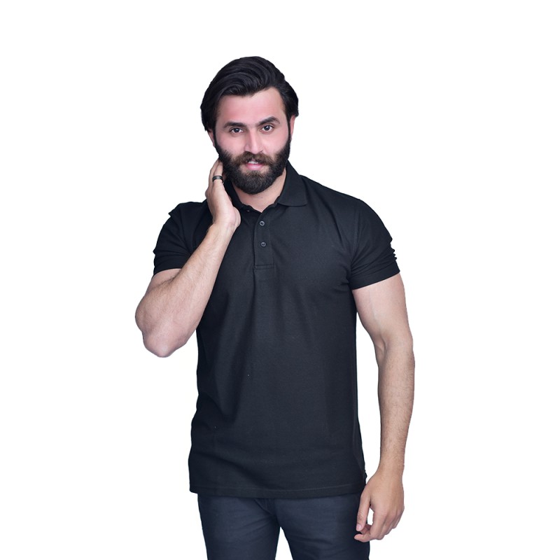 Essentials Men's Regular Fit Half Sleeves Polo Shirt--1