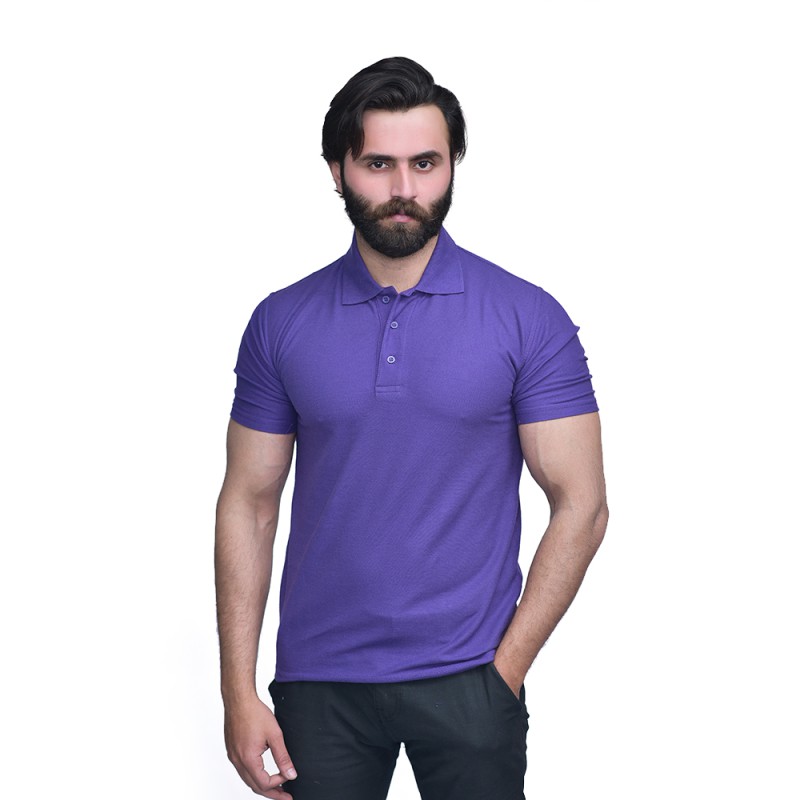 Men's Short- Sleeves Classic-Fit Polo Shirt--1