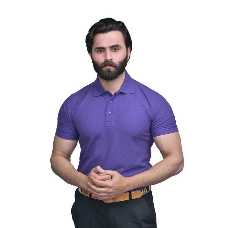 Men's Short- Sleeves Classic-Fit Polo Shirt--0