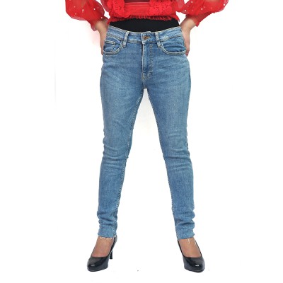 Women’s Classical Denim Jeans Leggings with Pockets