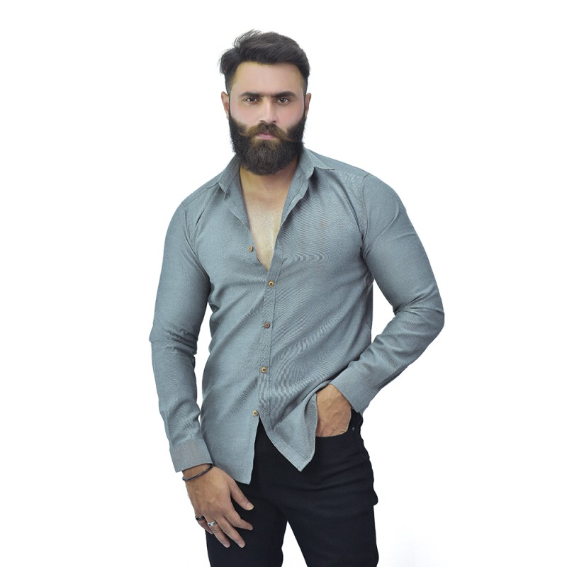 Men's Regular-Fit Full-Sleeve Flannel Shirt--1