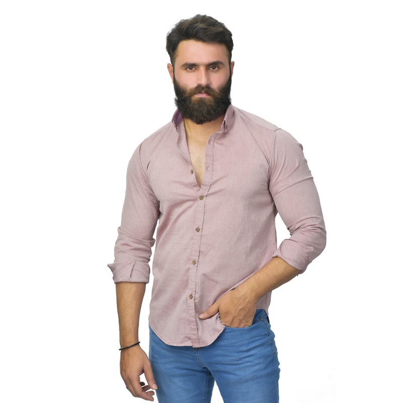 Men's Wrinkle Free Full Sleeve Button Down Shirt--1