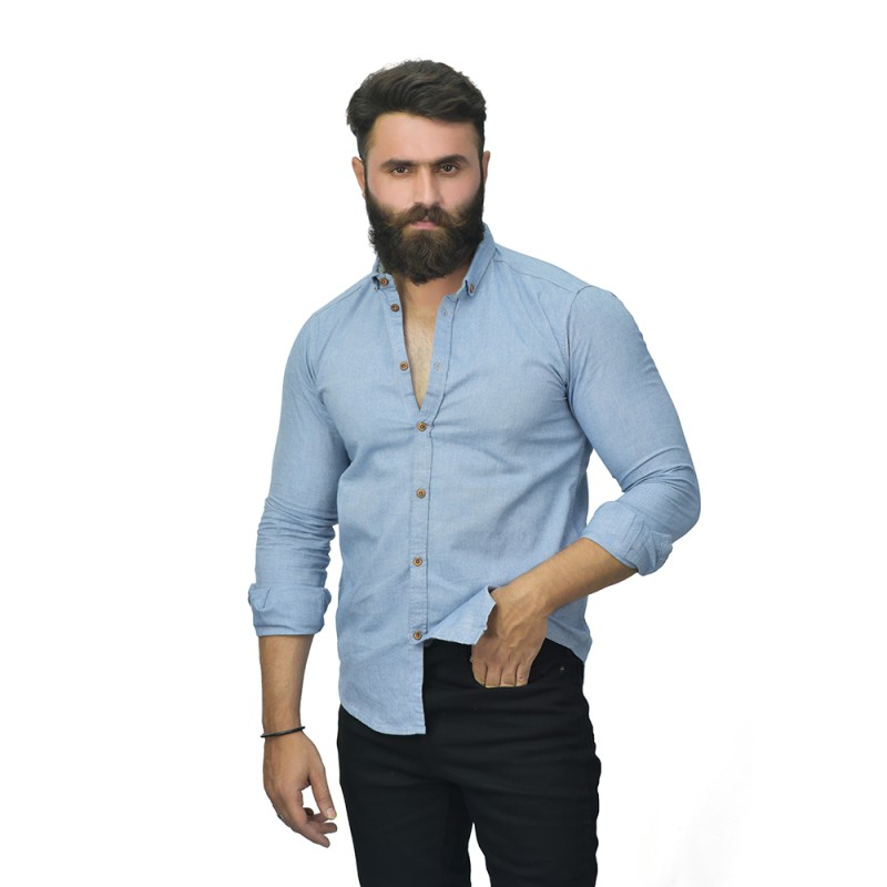 Men's Regular-Fit Long-Sleeve Oxford Shirt--0