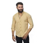 Men's Classical Stretch Solid Full Sleeve Button Down Shirts