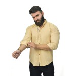 Men's Classical Stretch Solid Full Sleeve Button Down Shirts