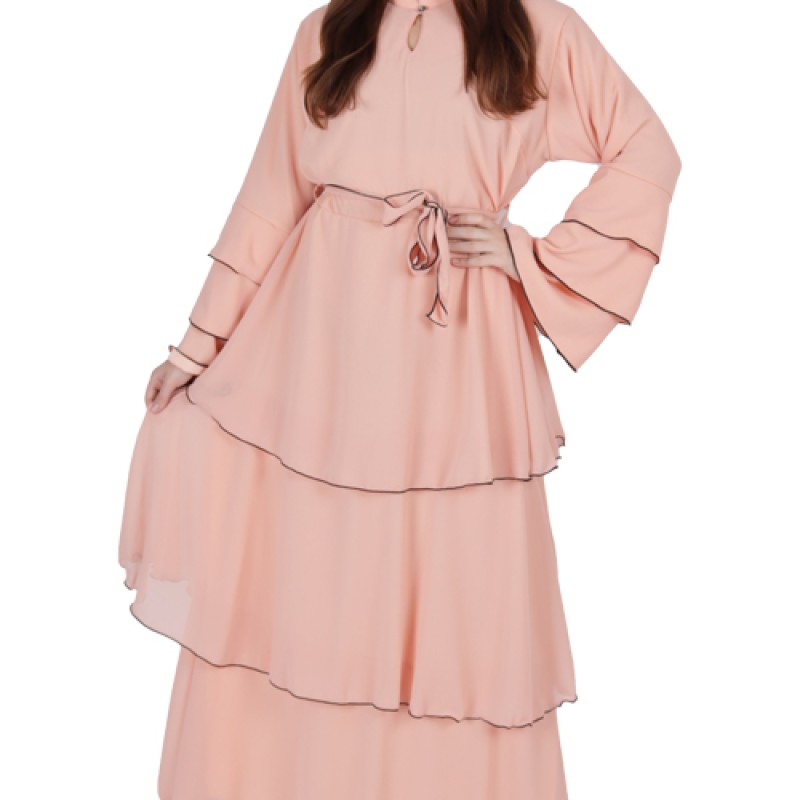 Women’s Fancy Long Sleeve Maxi Dress--0