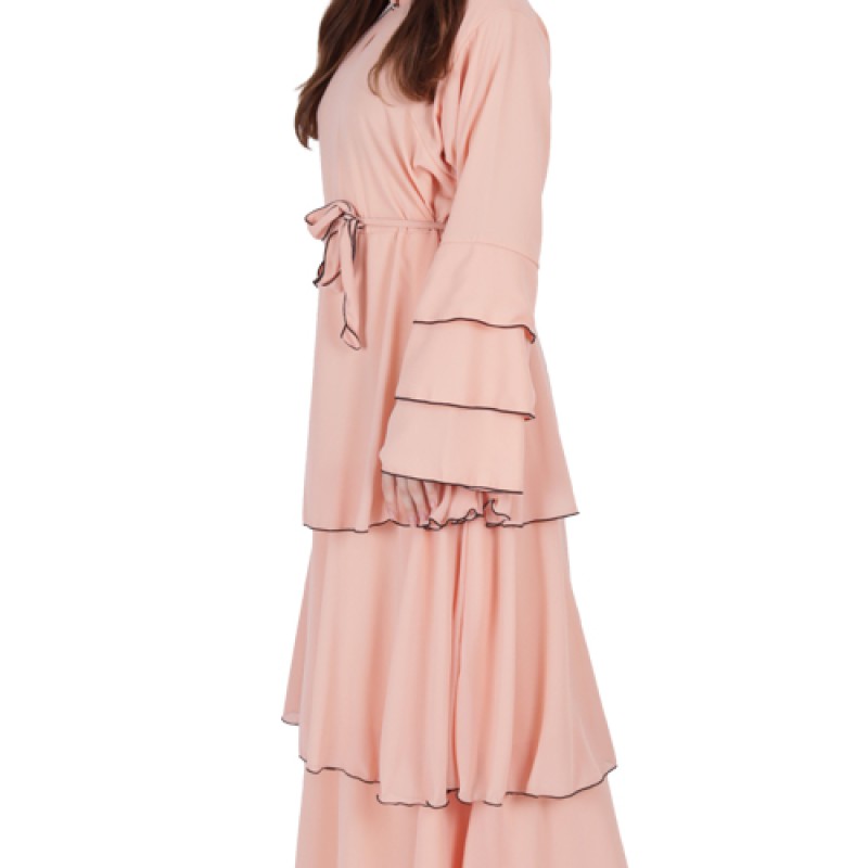 Women’s Fancy Long Sleeve Maxi Dress--3