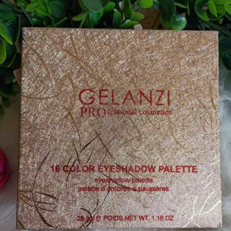 GELANZI Professional cosmetics 16 colors eyeshadow palette matte--1