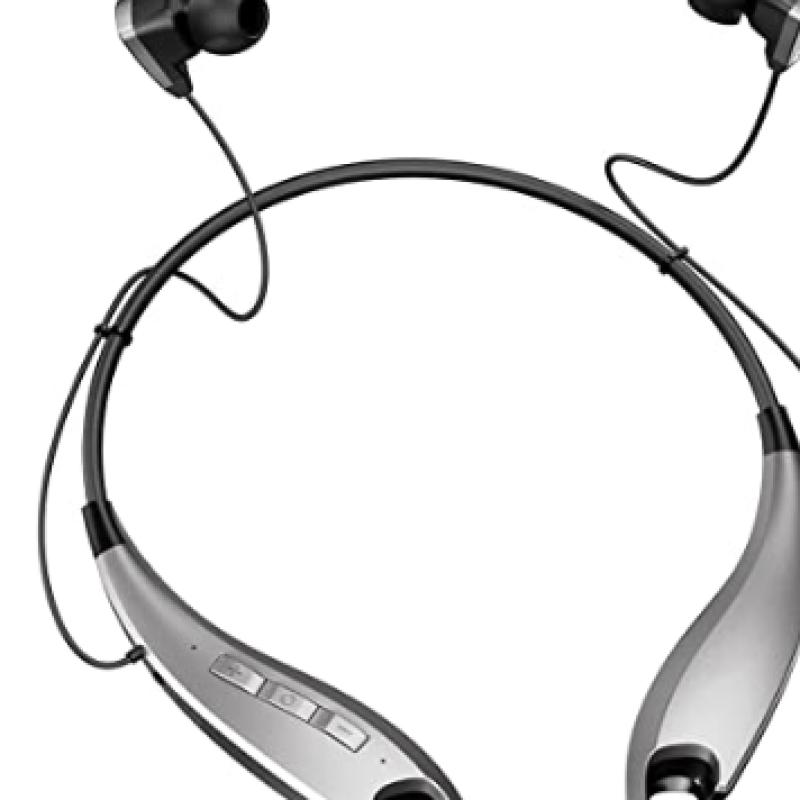 101 b26 Neckband Headphones, Around The Neck Bluetooth Headphones w/Noise Cancelling Microphone--0