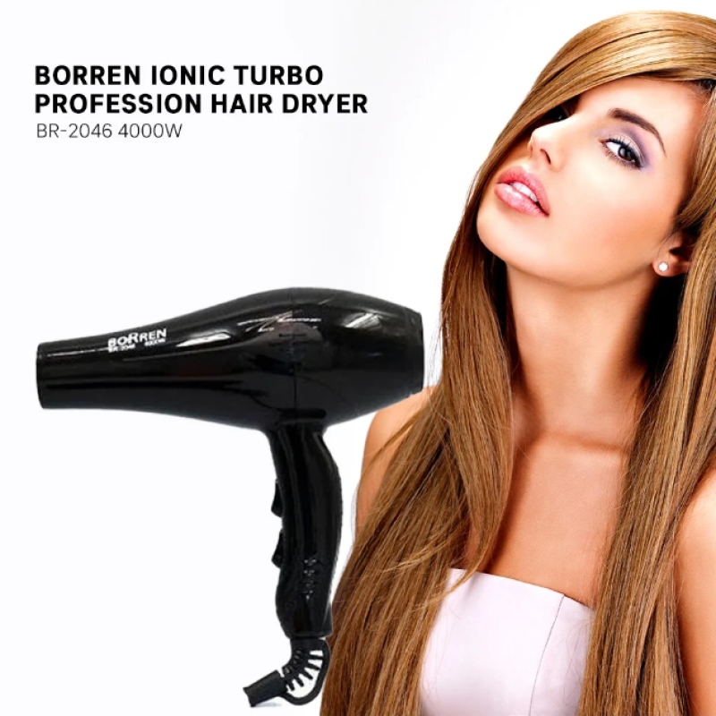 Borren Ionic4000W Turbo Professional Hair Dryer BR-2046--2