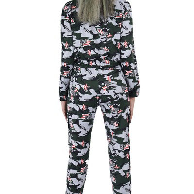 New Women's Army Camouflage Print Tracksuit