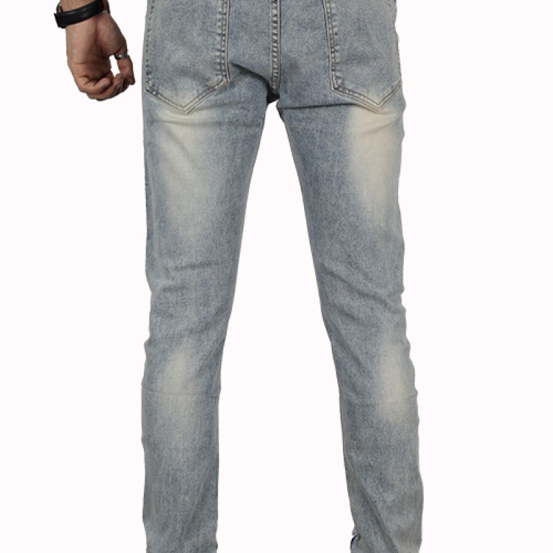 Men's Printed Slim Fit Jean--4