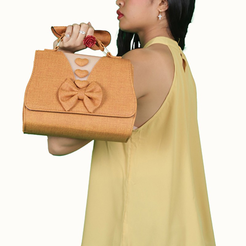 Minora Women PU Leather Handbag 2 Pcs Set--3