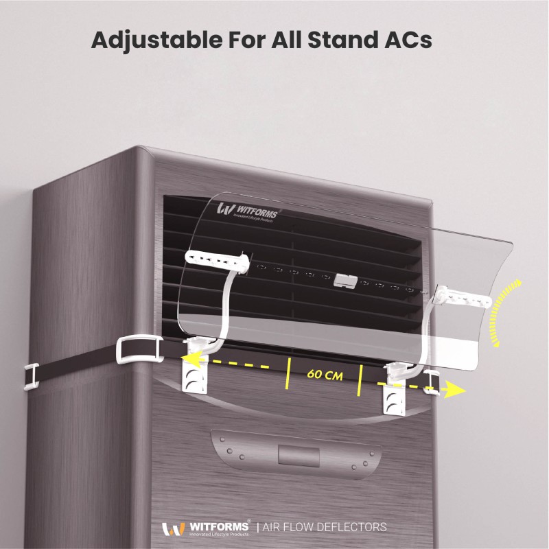 Witforms Stand Air Conditioner Deflector Central AC Air Flow Deflector Prevent The Cold Air from Blowing--2